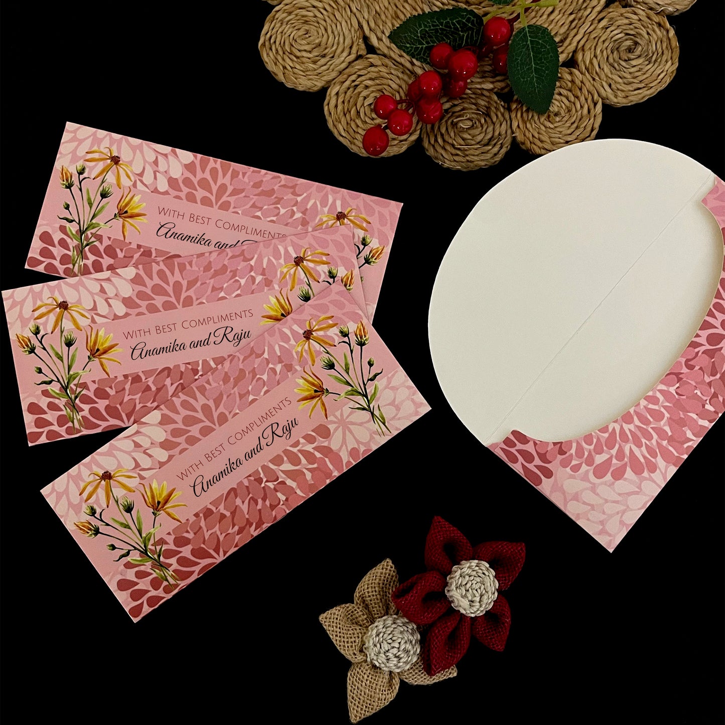 Custom Wedding Money Envelopes for Shagun Gifts