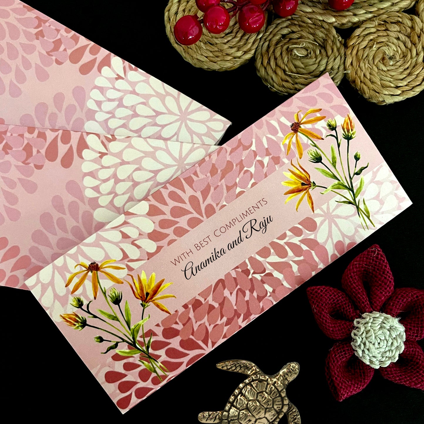 Custom Wedding Money Envelopes for Shagun Gifts