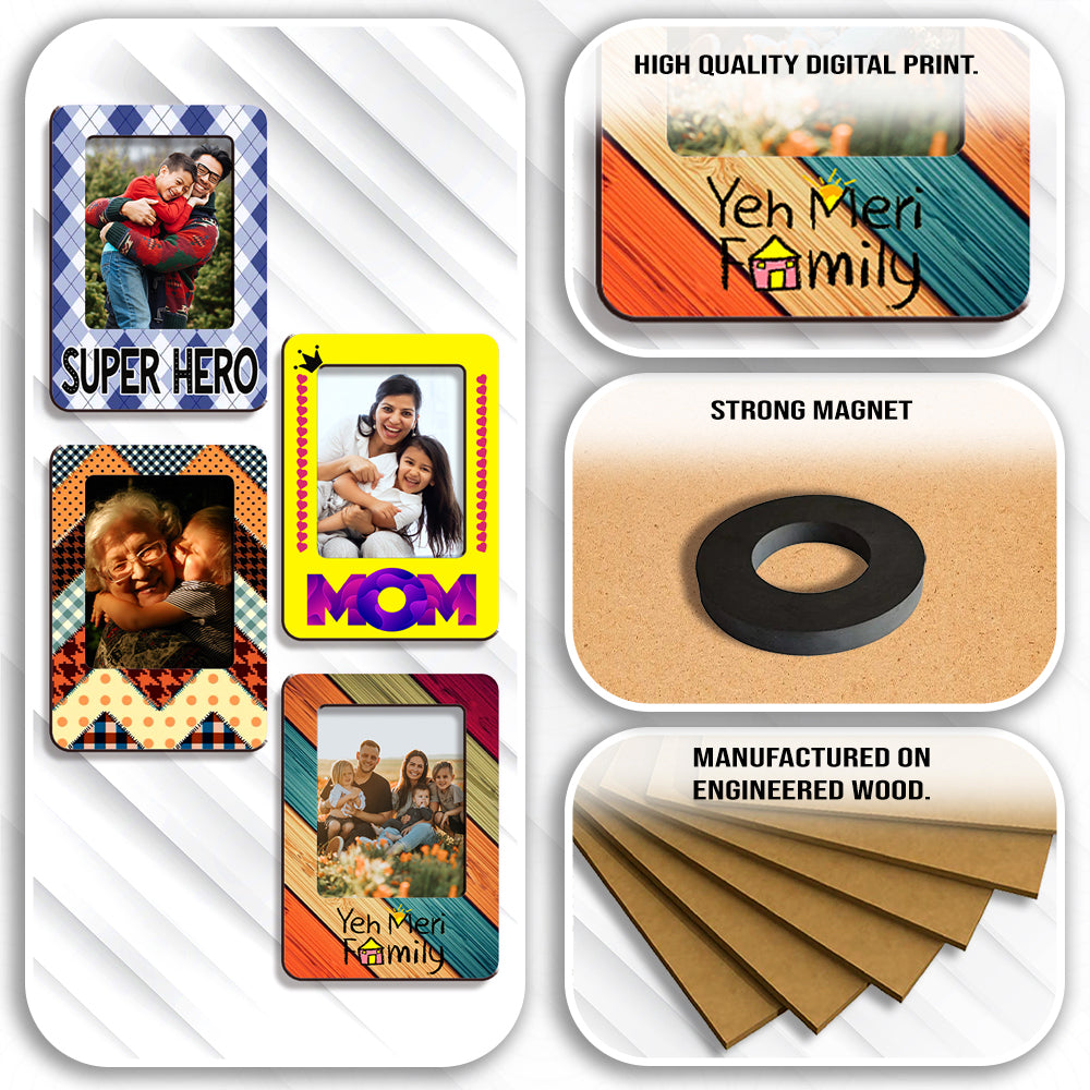 Photo Fridge Magnet Set of 4