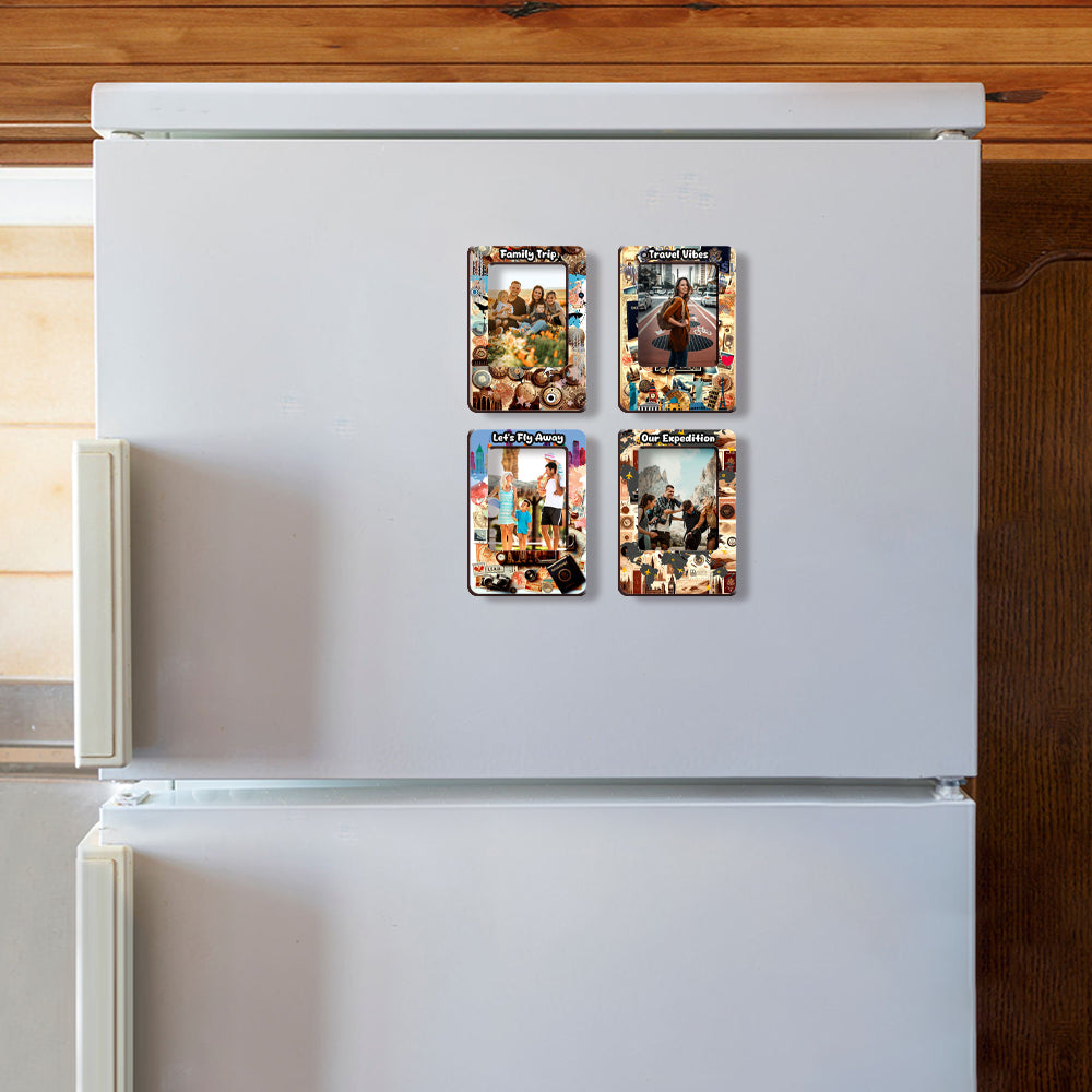 Photo Fridge Magnet Set of 4