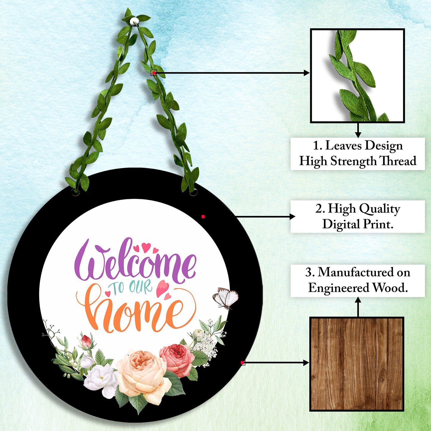 Sehaz Artworks Circle Wall hanging