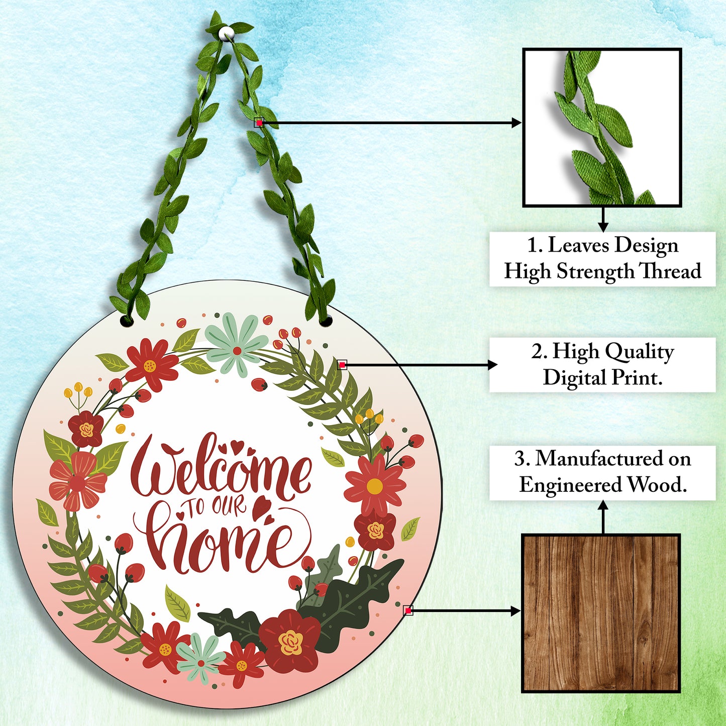 Sehaz Artworks Circle Wall hanging