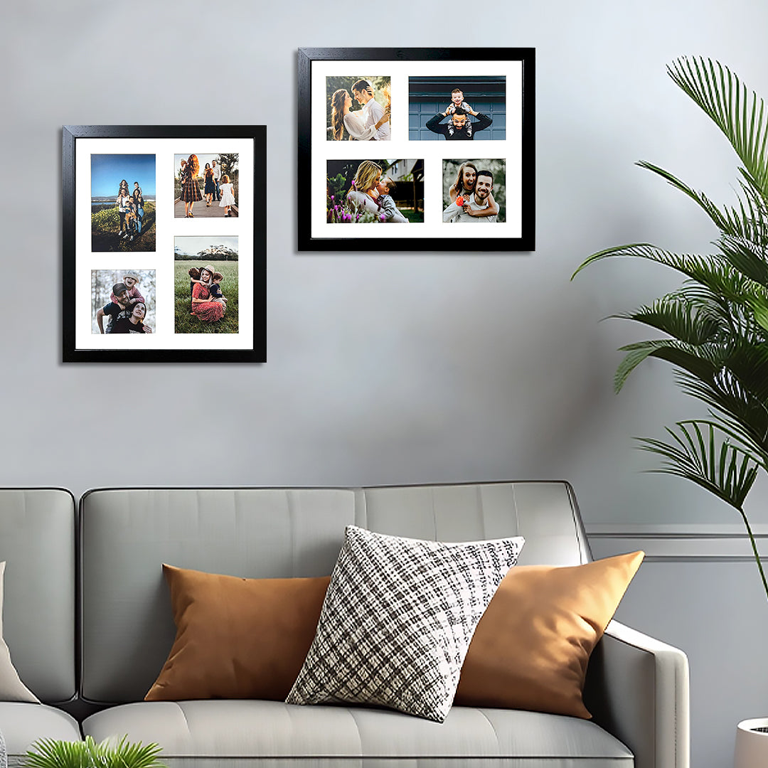 Customized Photo Frame 2 Set of 11x13 Inch Holds Total 8 Photos