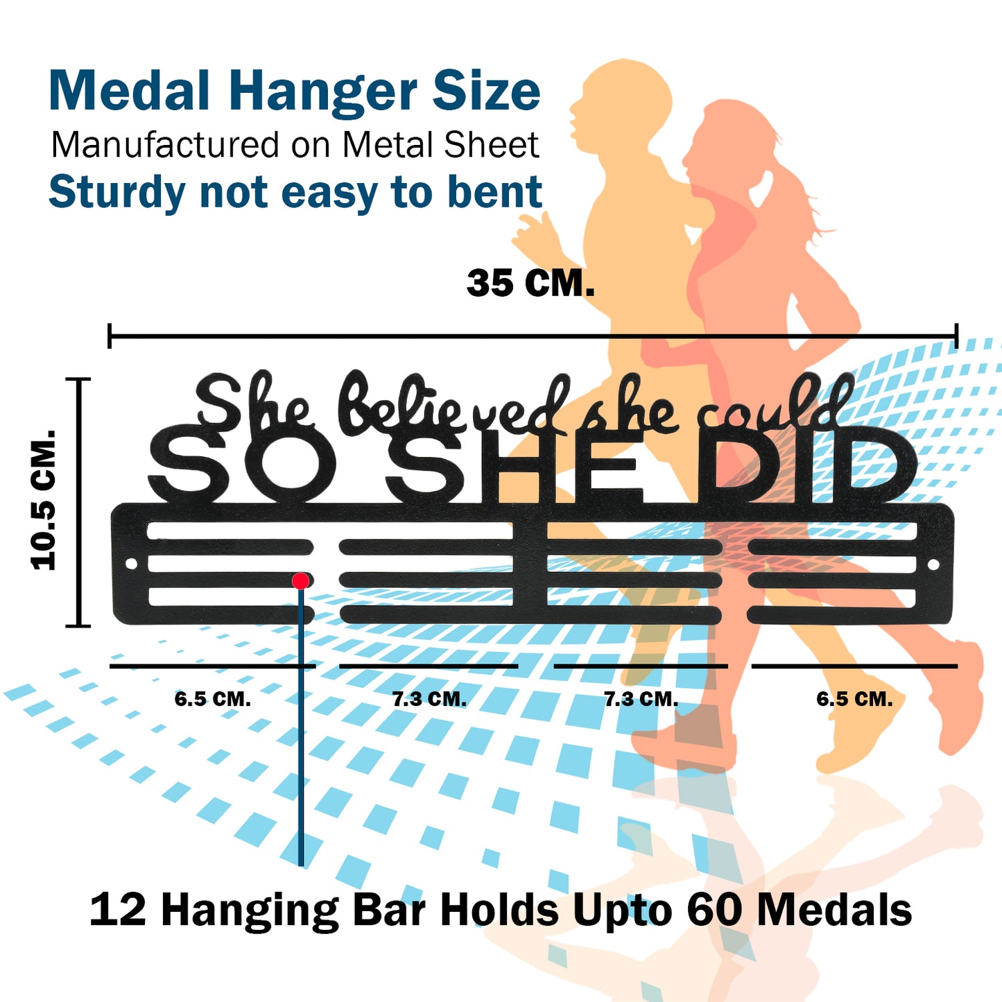 So She Did Medal Holder