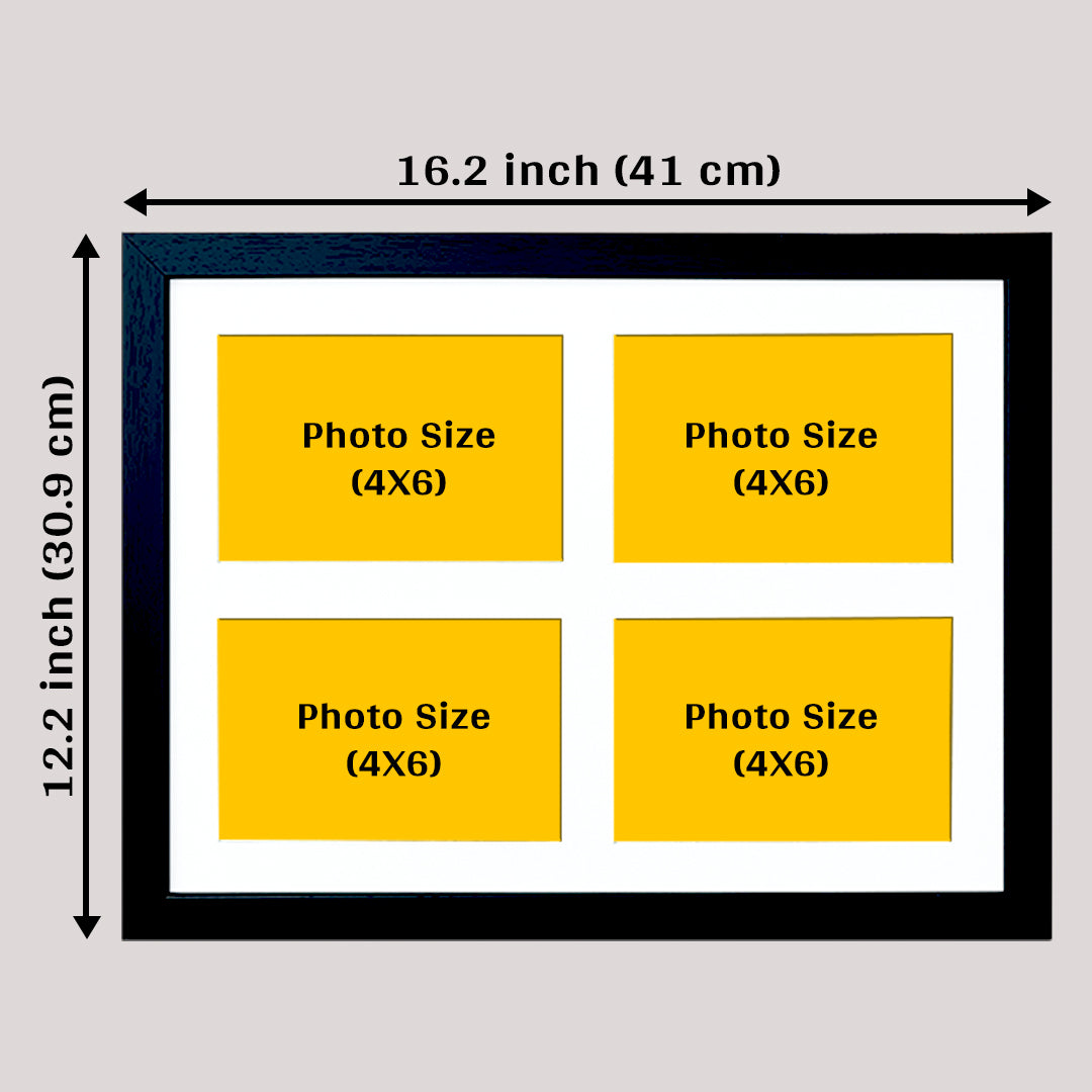 Customized Photo Frame 2 Set of 11x15 Inch Holds Total 8 Photos
