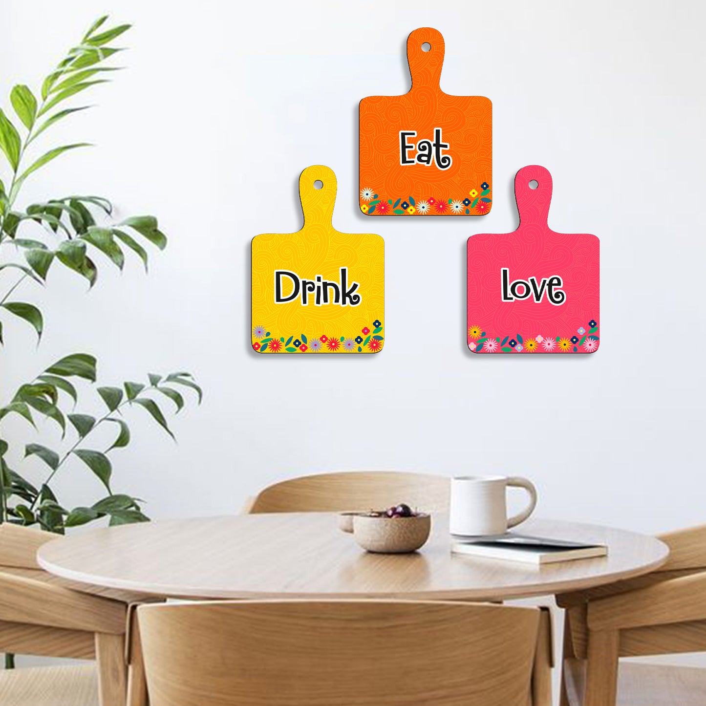 Chopping Board Wall Hanging Set of 3