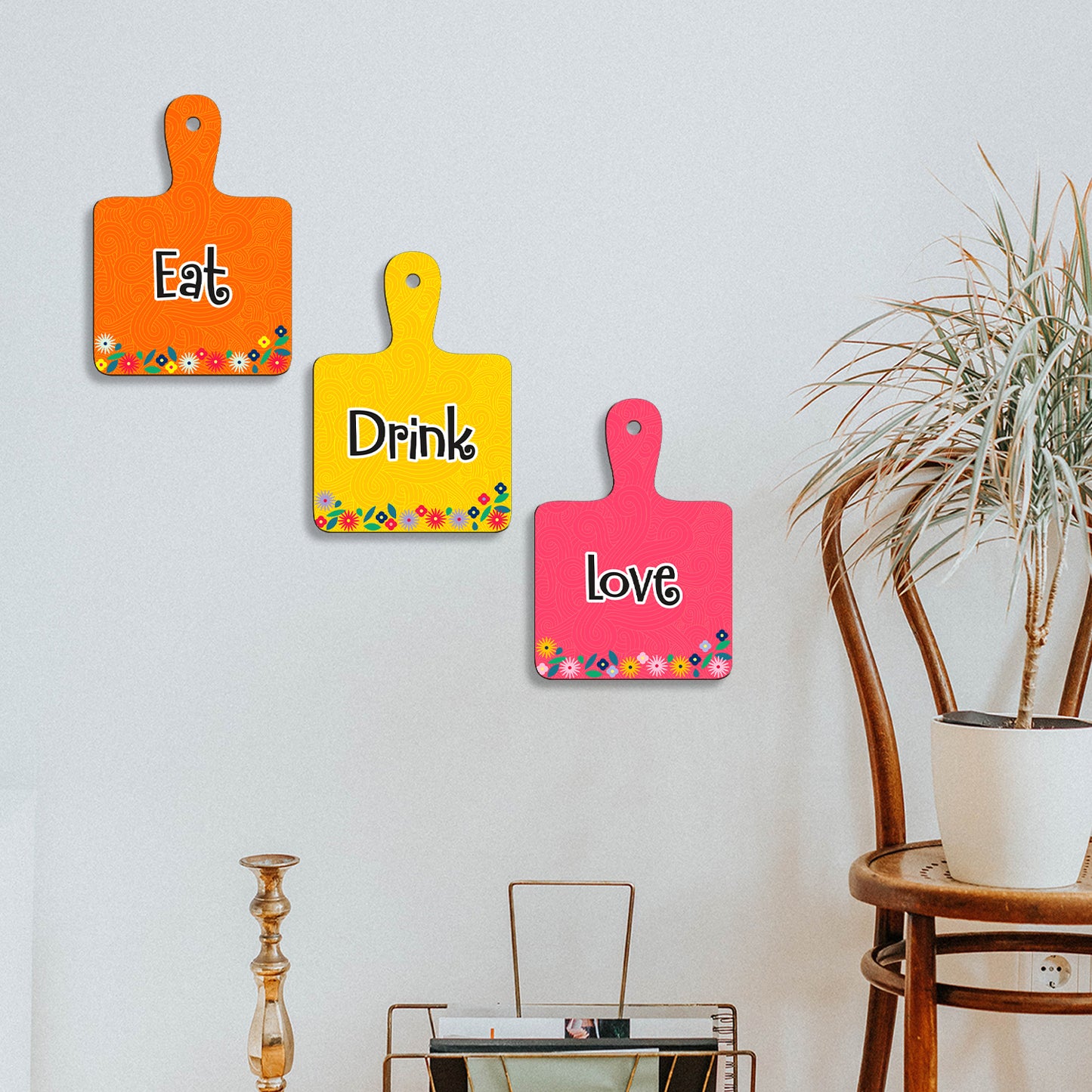 Chopping Board Wall Hanging Set of 3