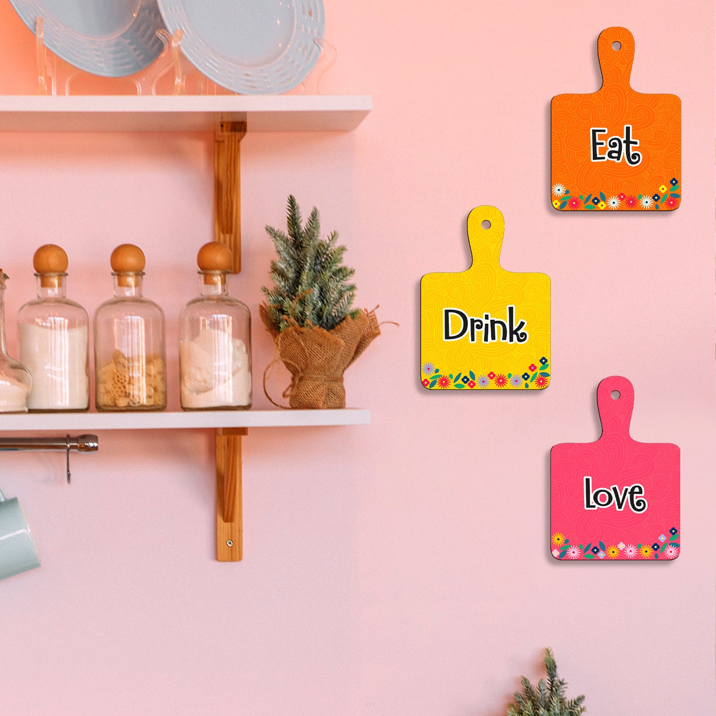 Chopping Board Wall Hanging Set of 3