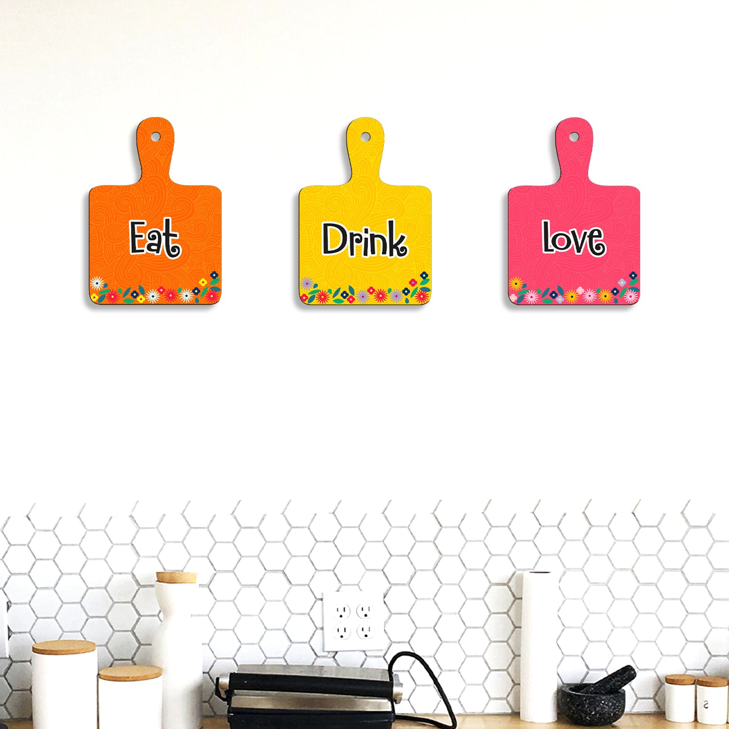 Chopping Board Wall Hanging Set of 3