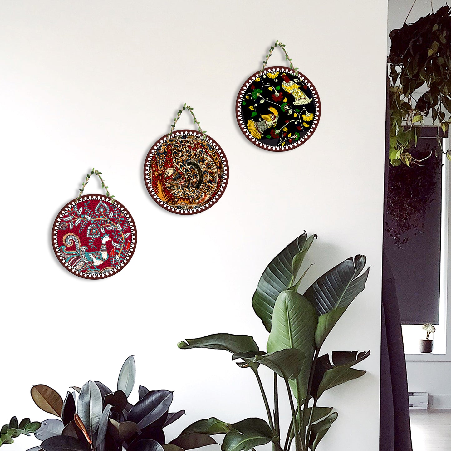 Sehaz Artworks Set of 3 Circle Wall Hanging