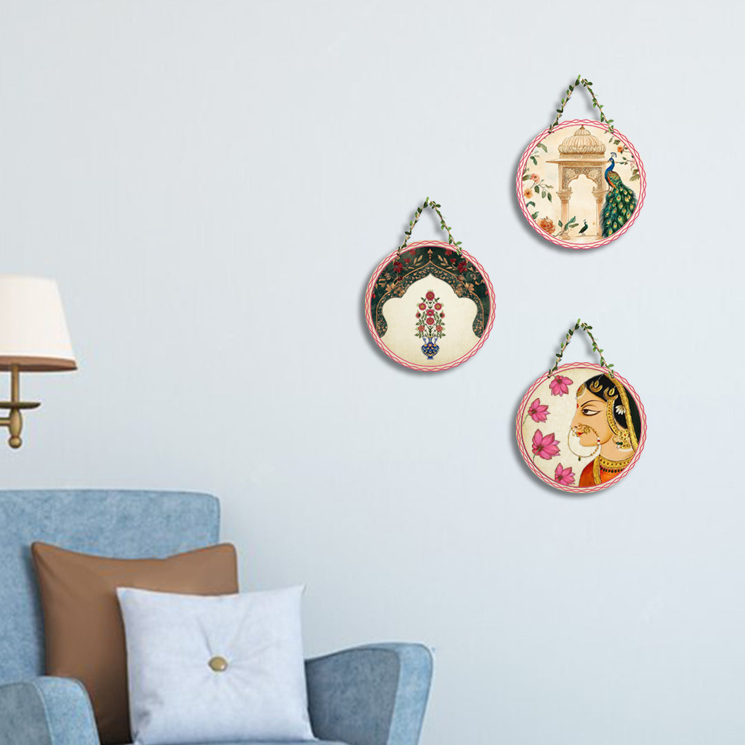 Circular Shape Wall Hanging Set of 3