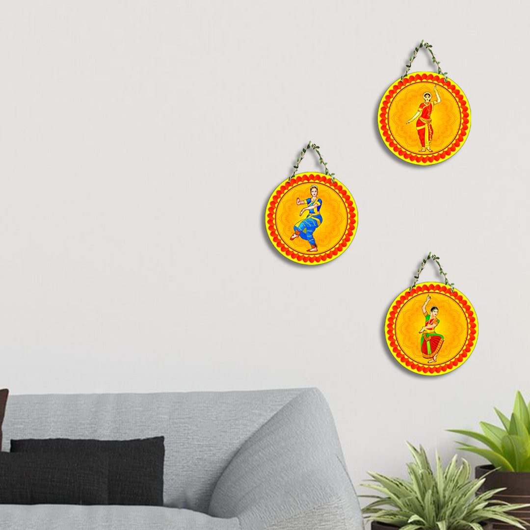 Circular Shape Wall Hanging Set of 3