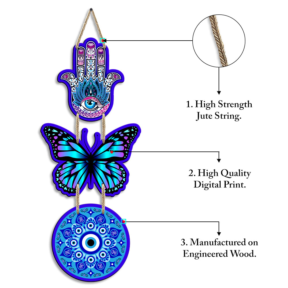 Sehaz Artworks Evil Eye Wall Hanging