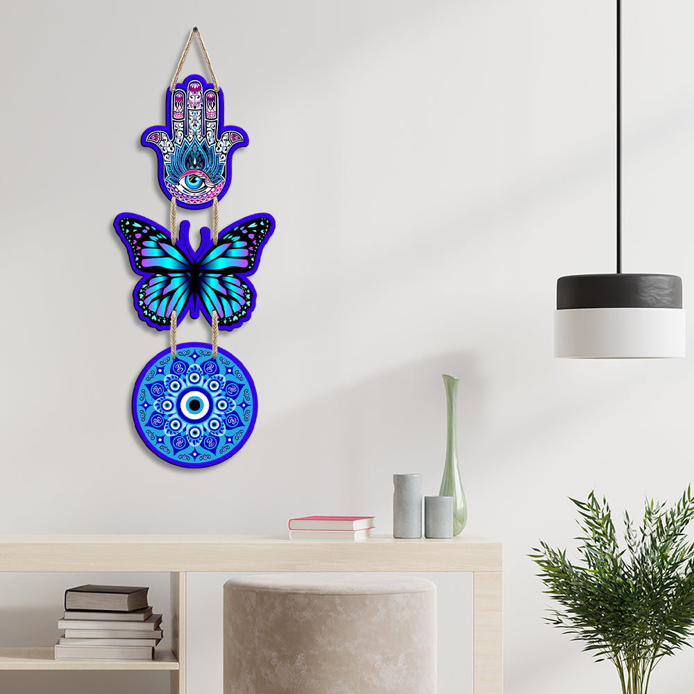 Sehaz Artworks Evil Eye Wall Hanging
