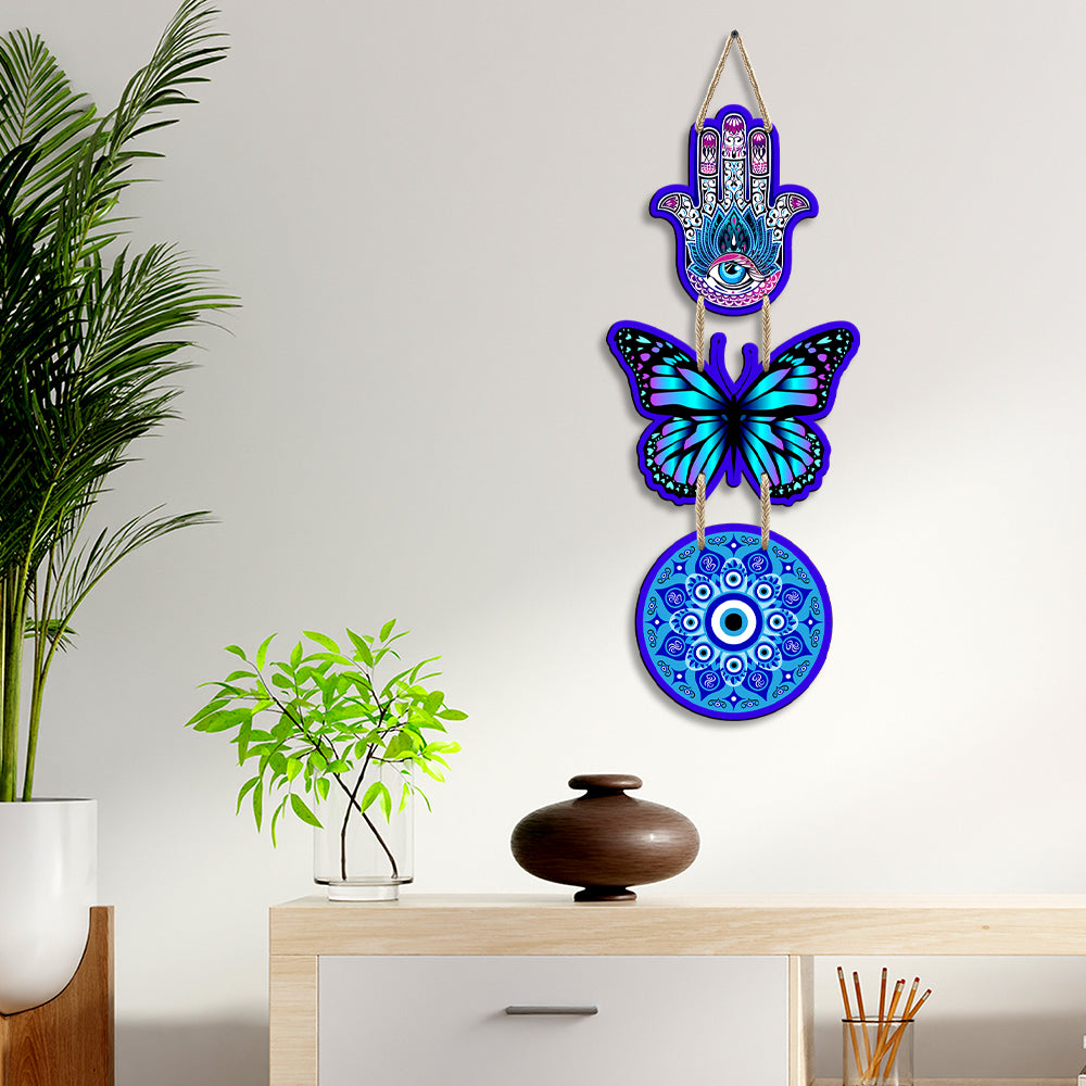 Sehaz Artworks Evil Eye Wall Hanging