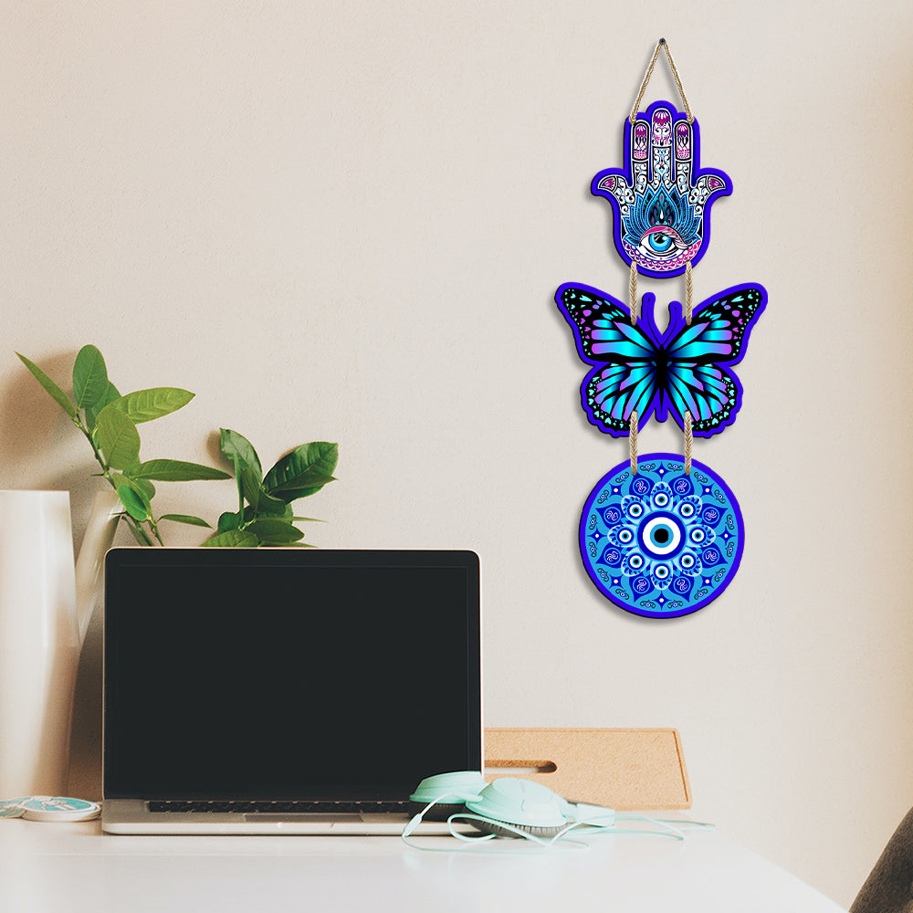 Sehaz Artworks Evil Eye Wall Hanging