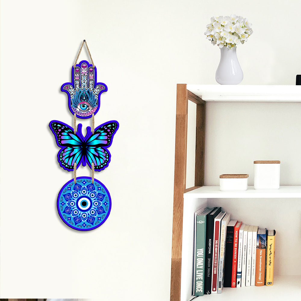 Sehaz Artworks Evil Eye Wall Hanging
