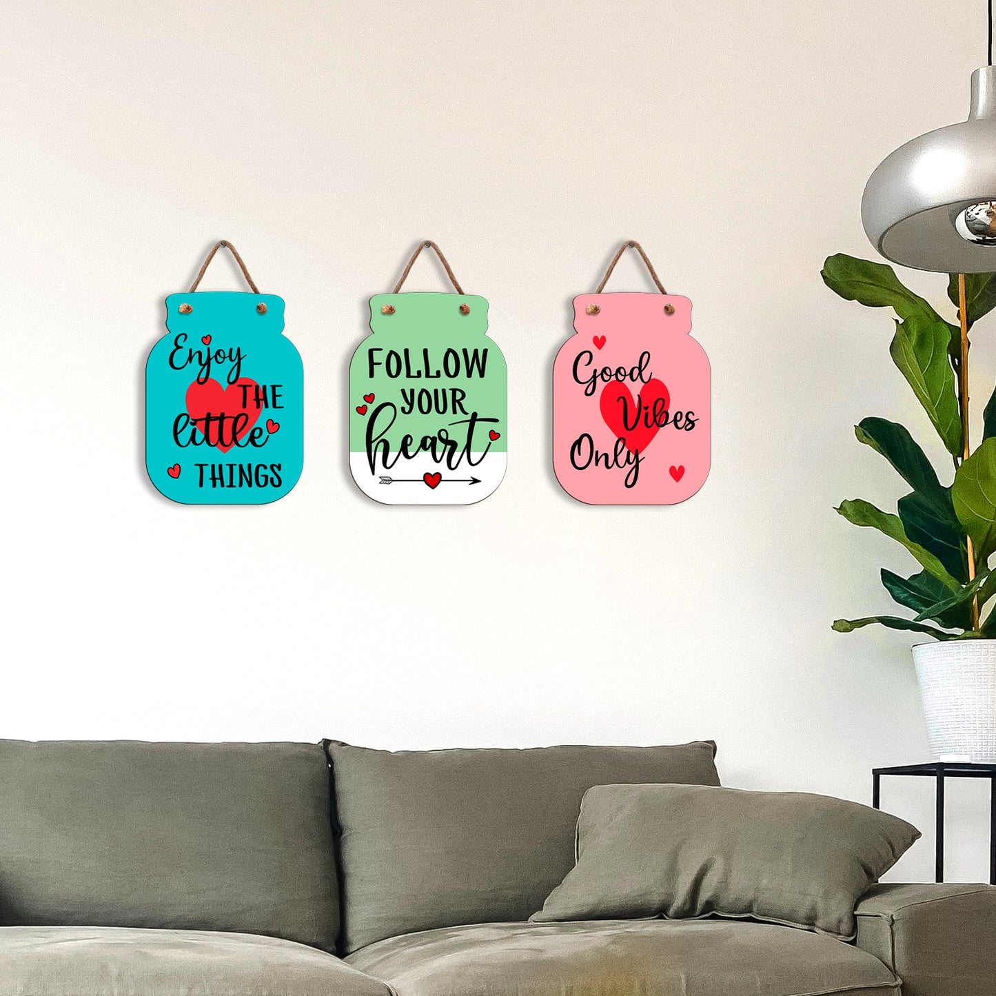 Jar Set Wall Hanging