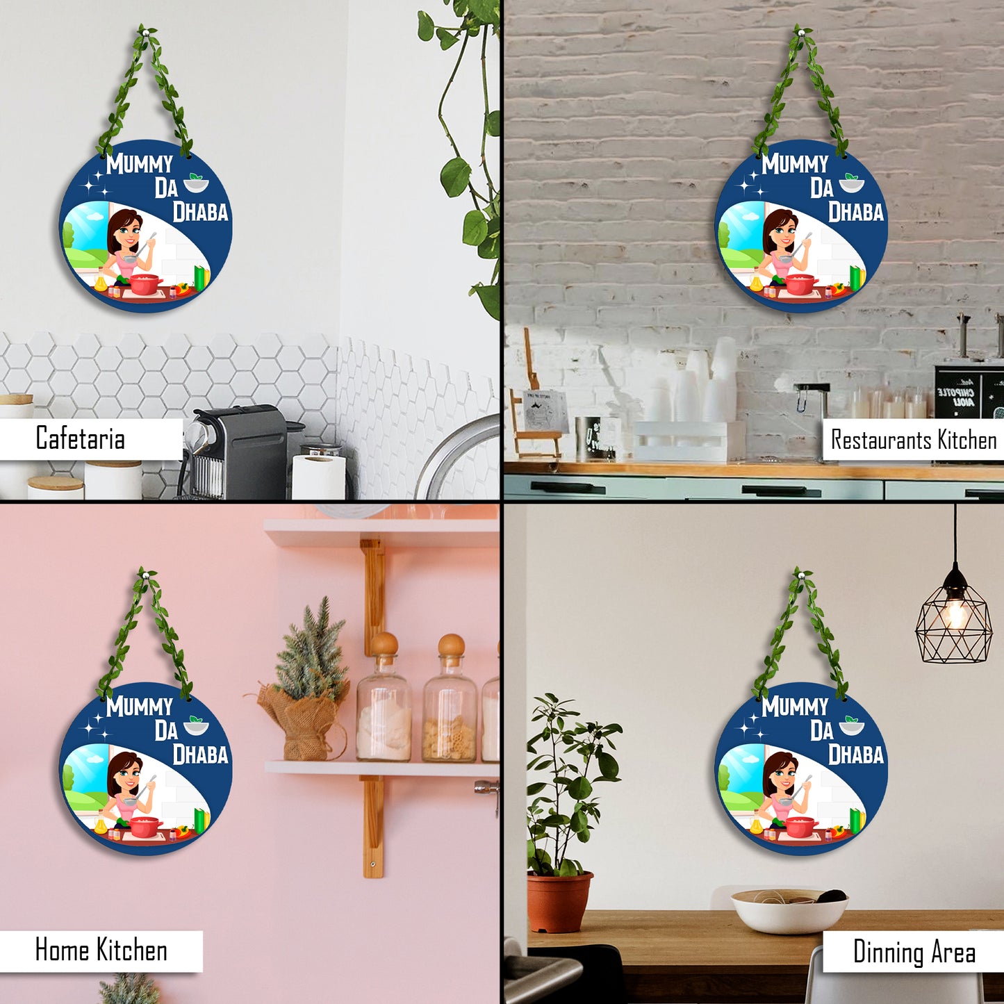 Mummy Ka Dhaba Wall Hanging for Kitchen
