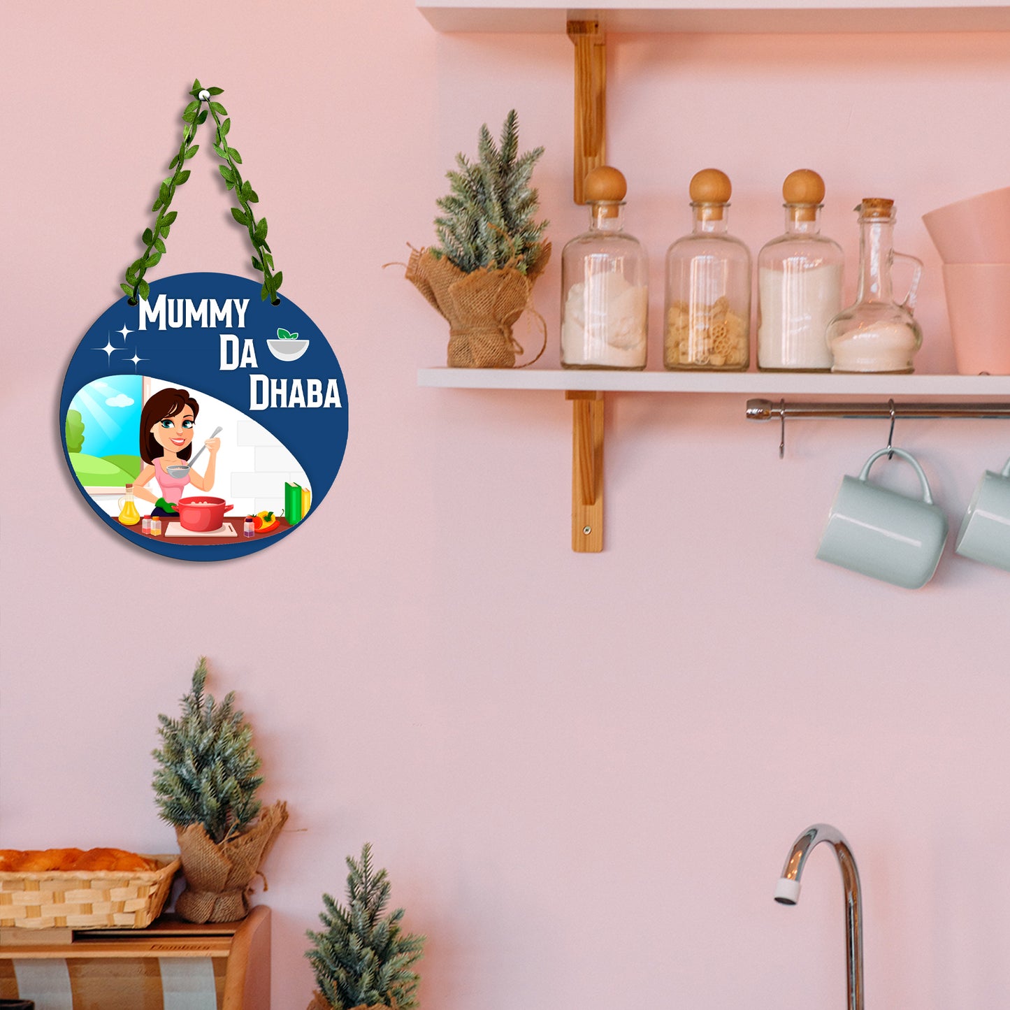 Mummy Ka Dhaba Wall Hanging for Kitchen