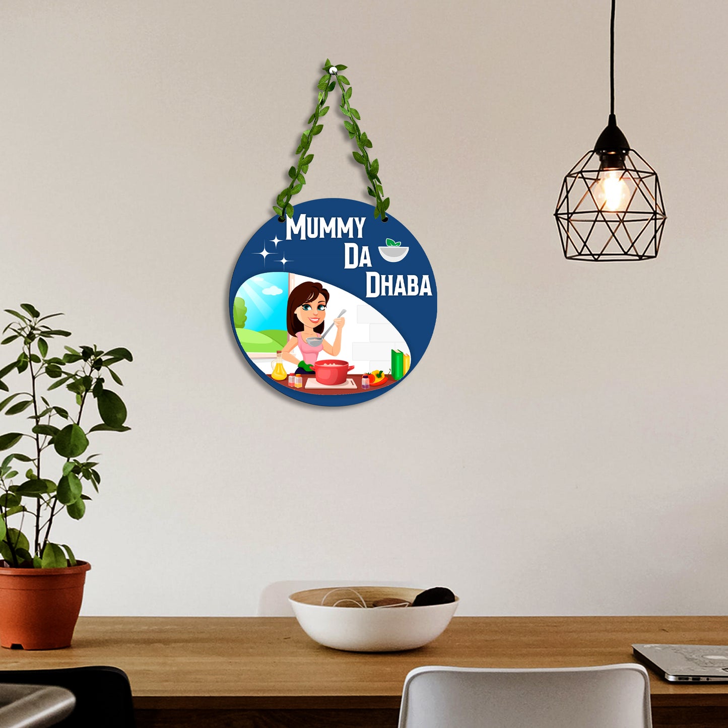 Mummy Ka Dhaba Wall Hanging for Kitchen