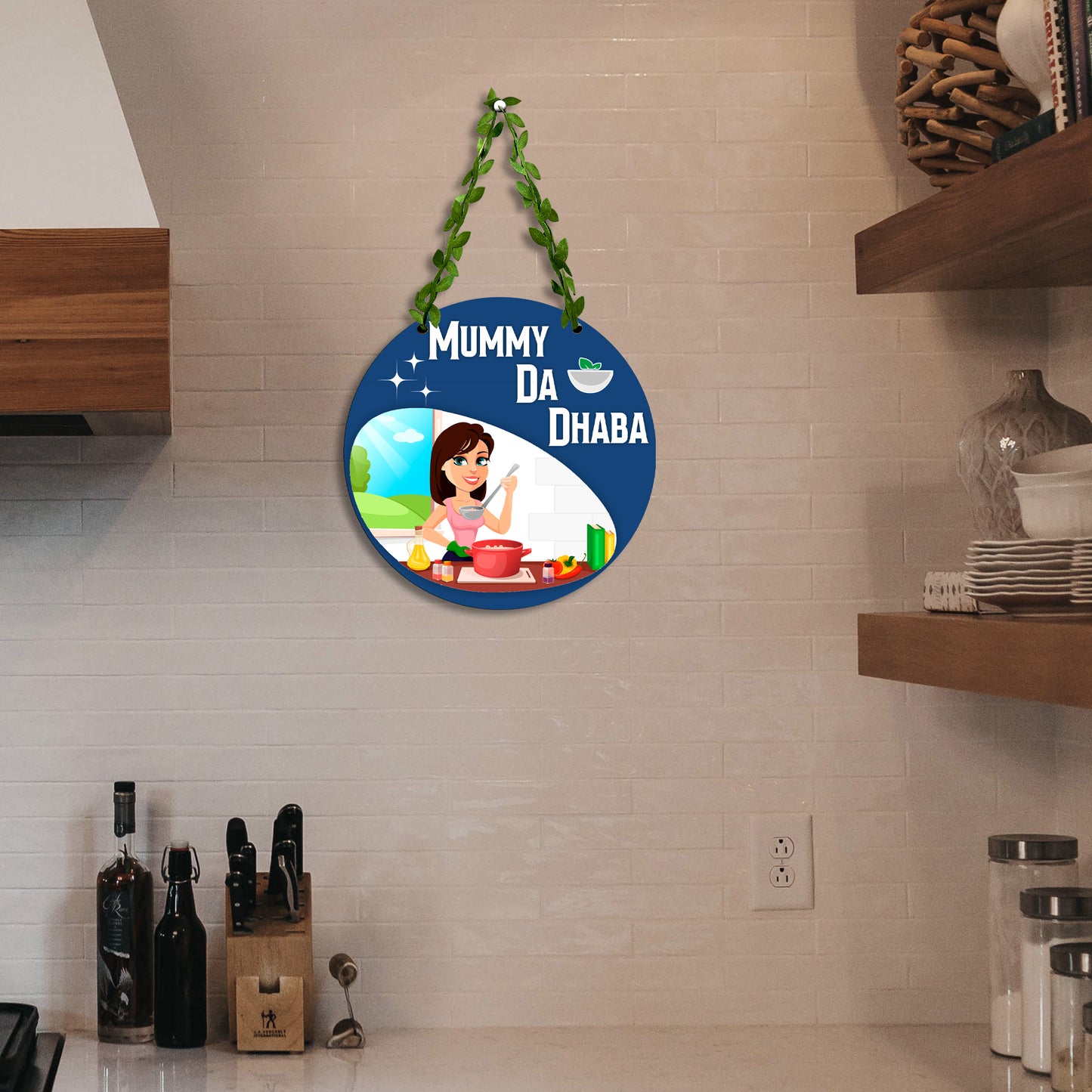 Mummy Ka Dhaba Wall Hanging for Kitchen