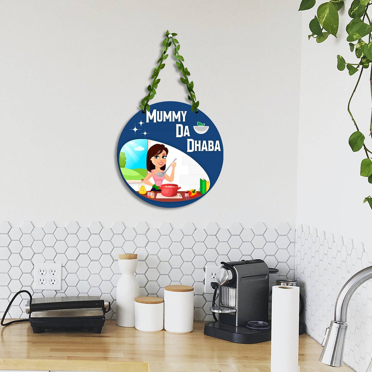Mummy Ka Dhaba Wall Hanging for Kitchen