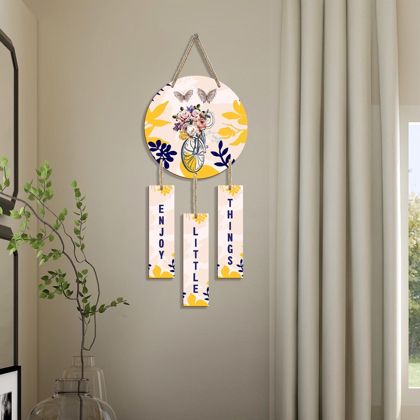 Rectangular Circle Wall Hanging