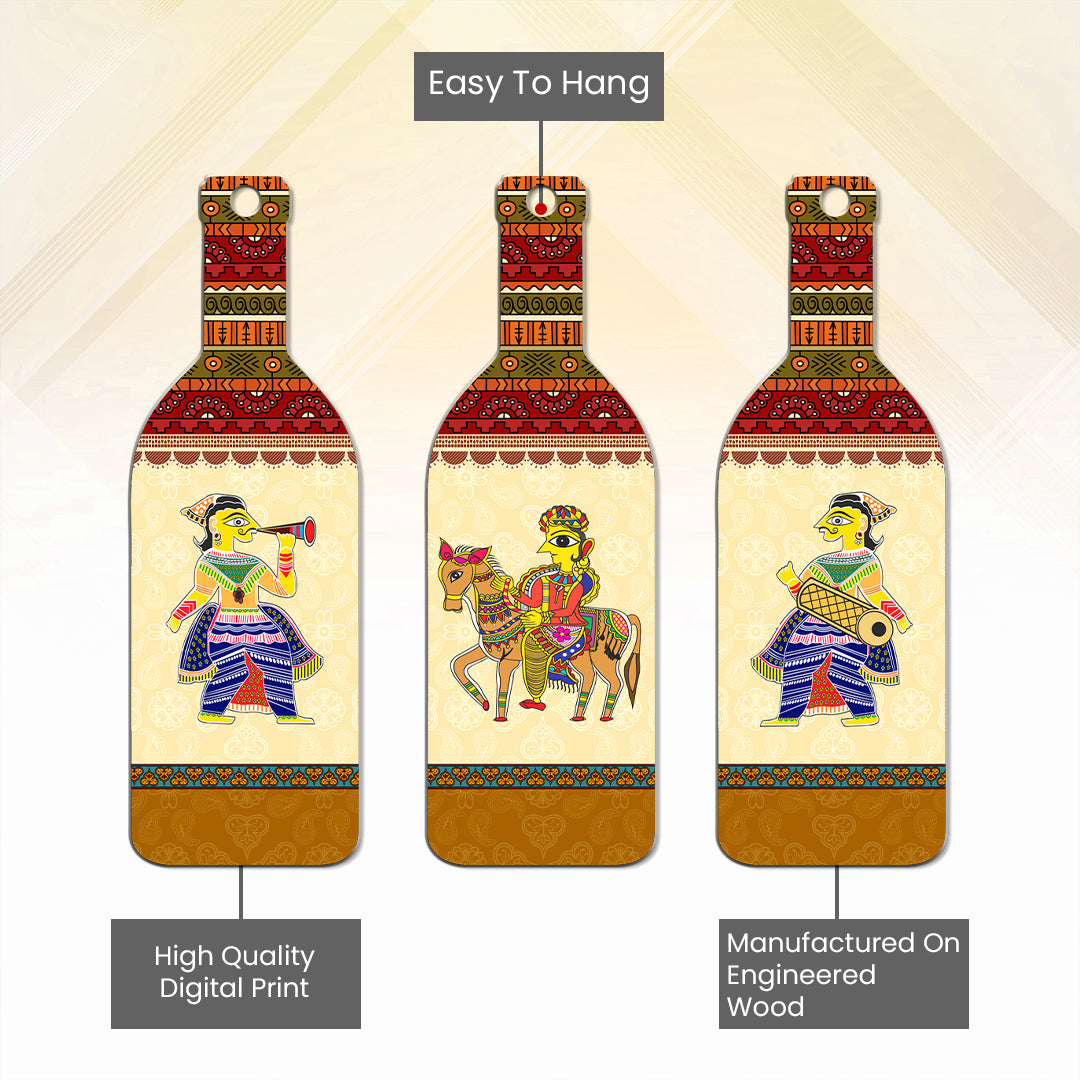 Bottle Shape Wall Hanging