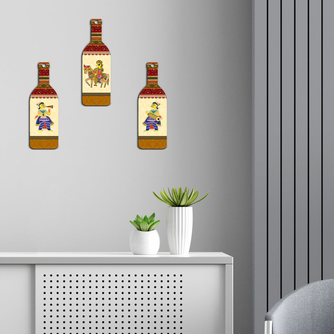 Bottle Shape Wall Hanging