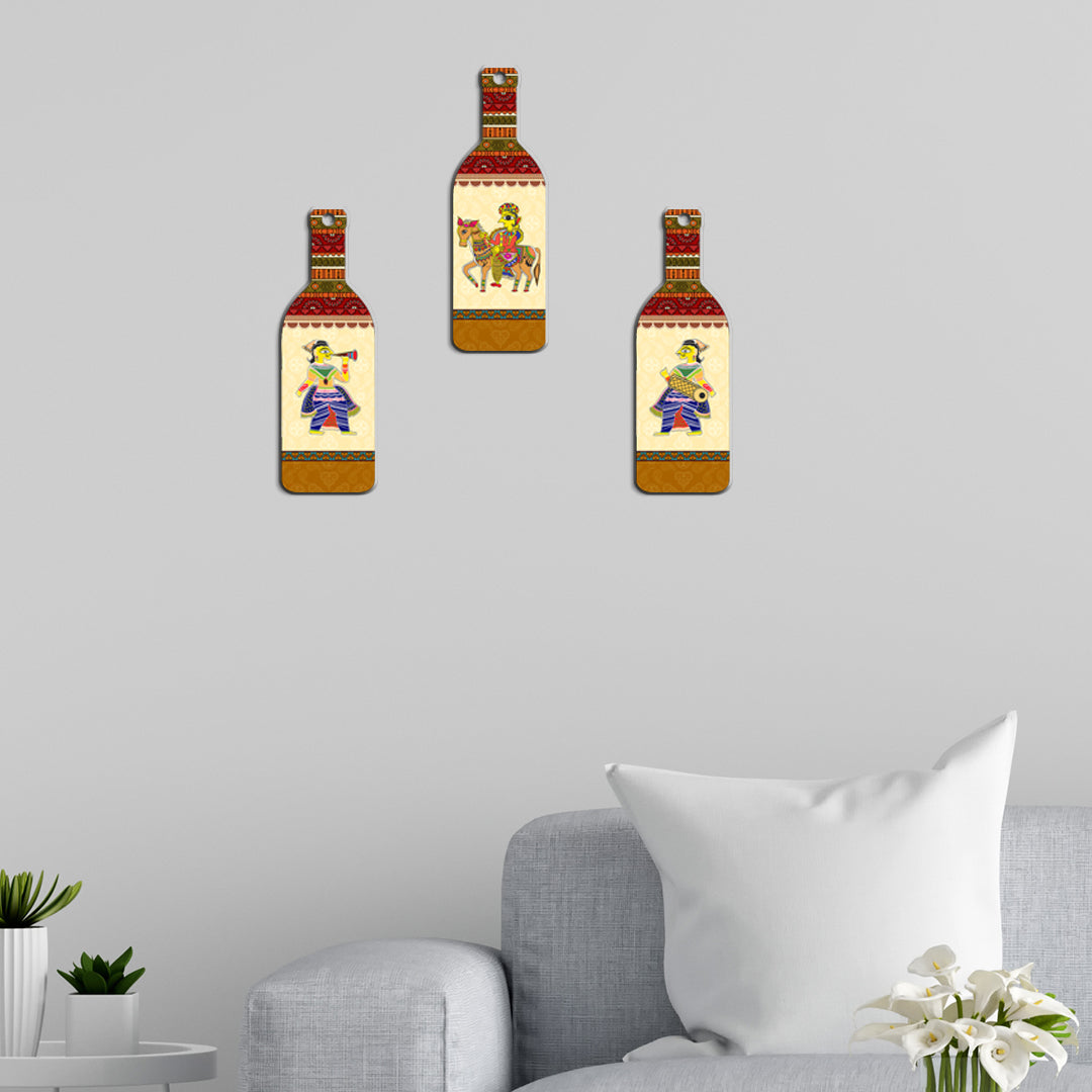 Bottle Shape Wall Hanging