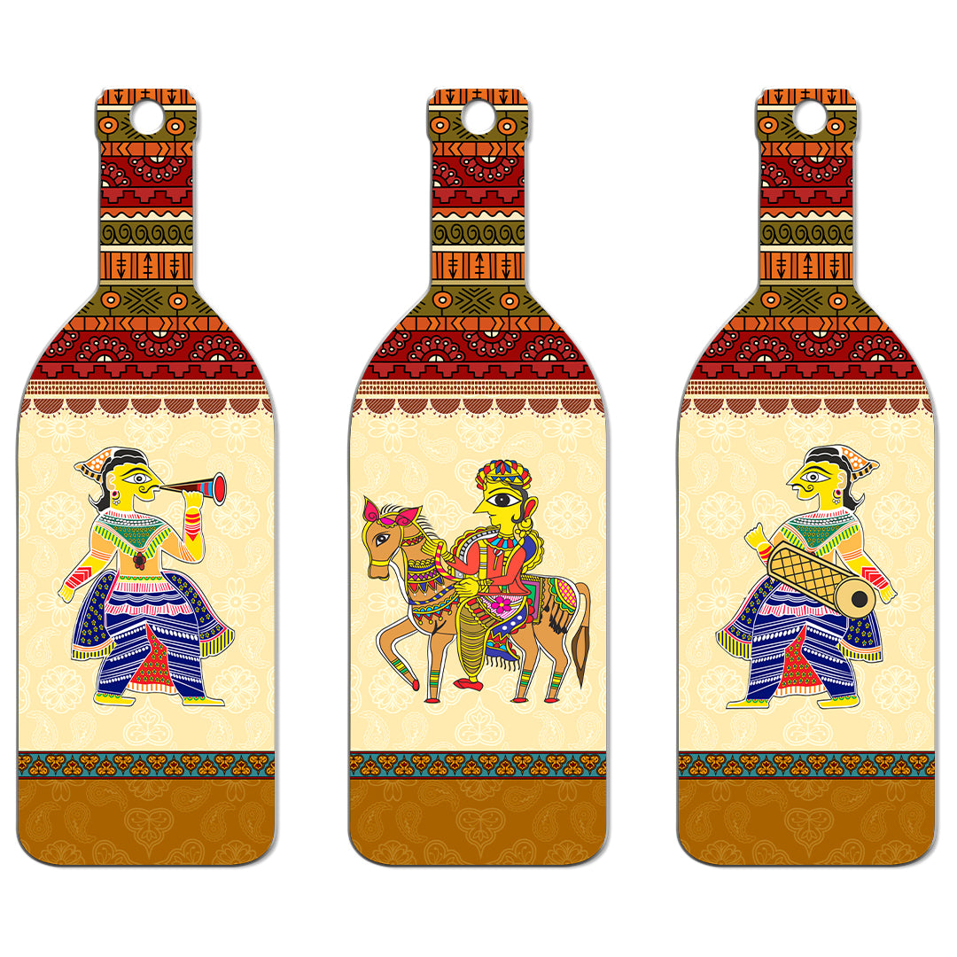 Bottle Shape Wall Hanging