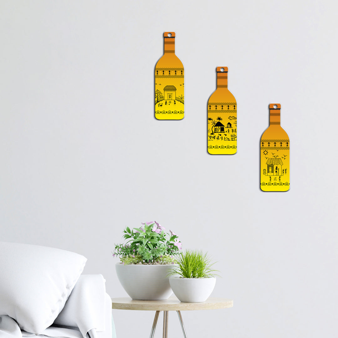 Bottle Shape Wall Hanging