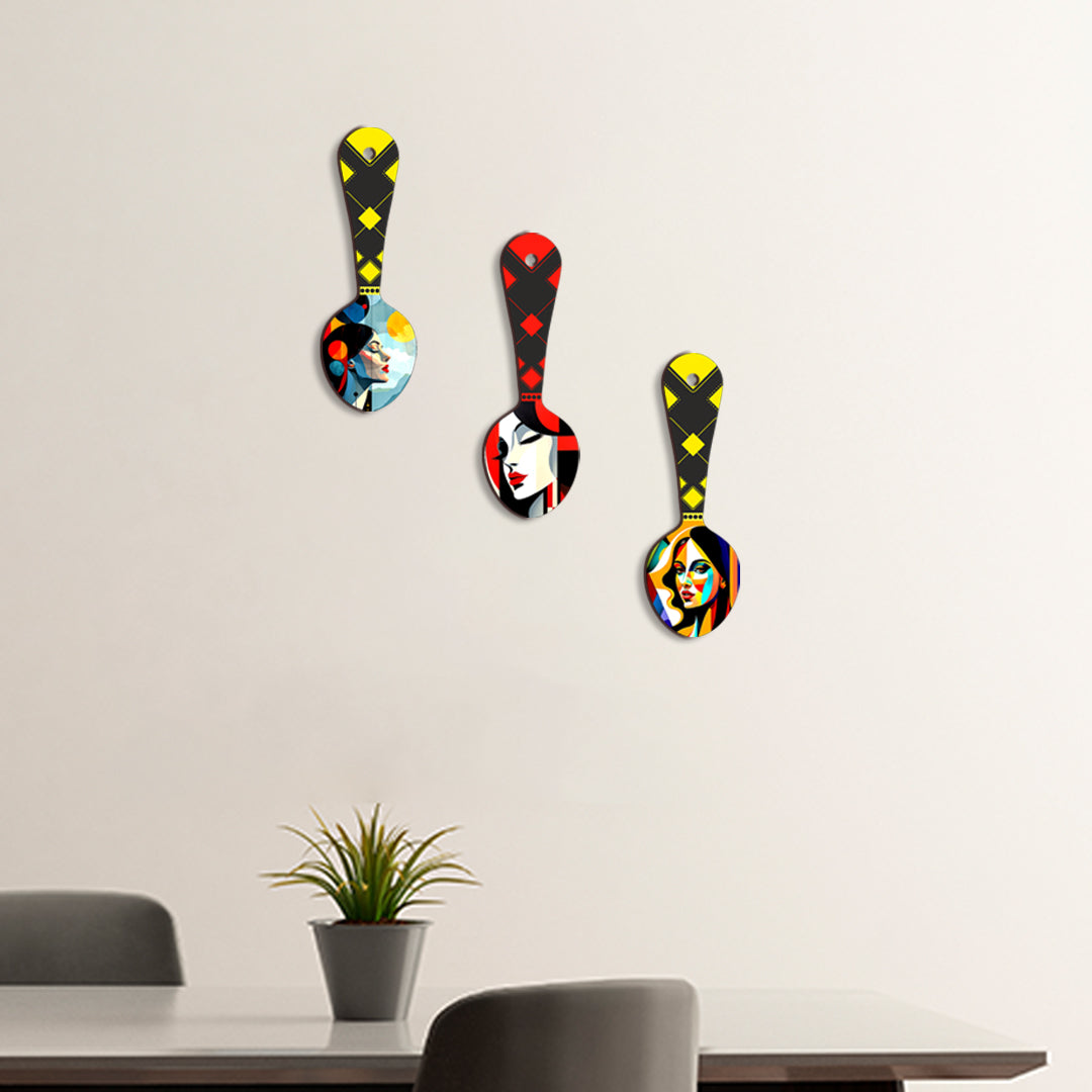 Spoon Shape Wall Hanging