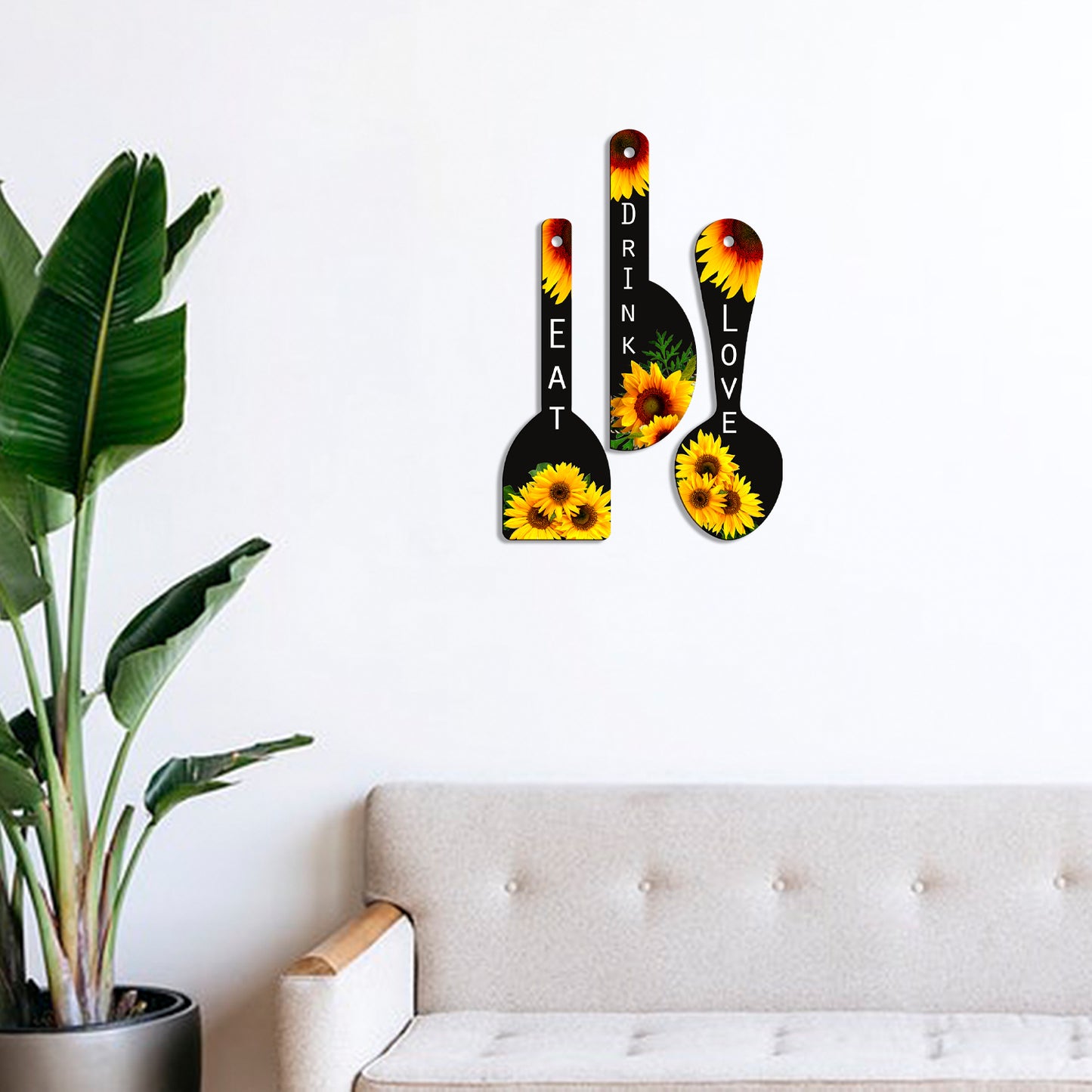 Spoon Shape Wall Hanging