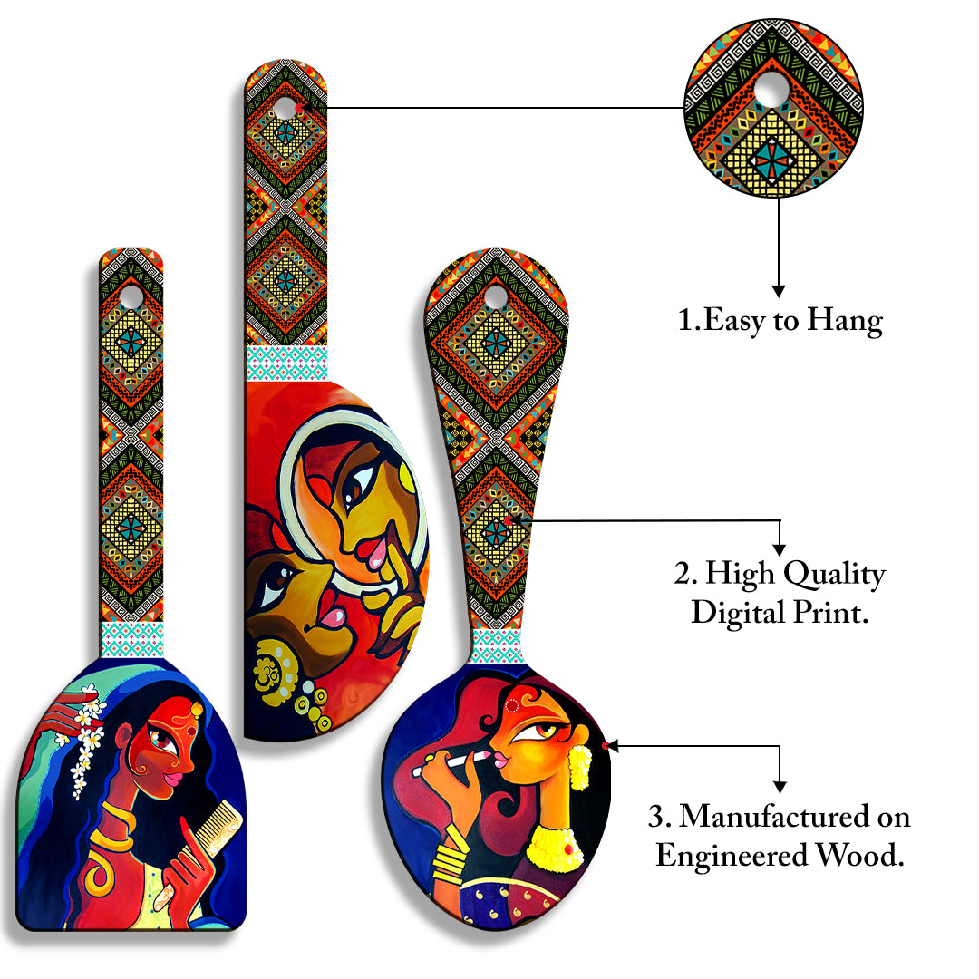Spoon Shape Wall Hanging