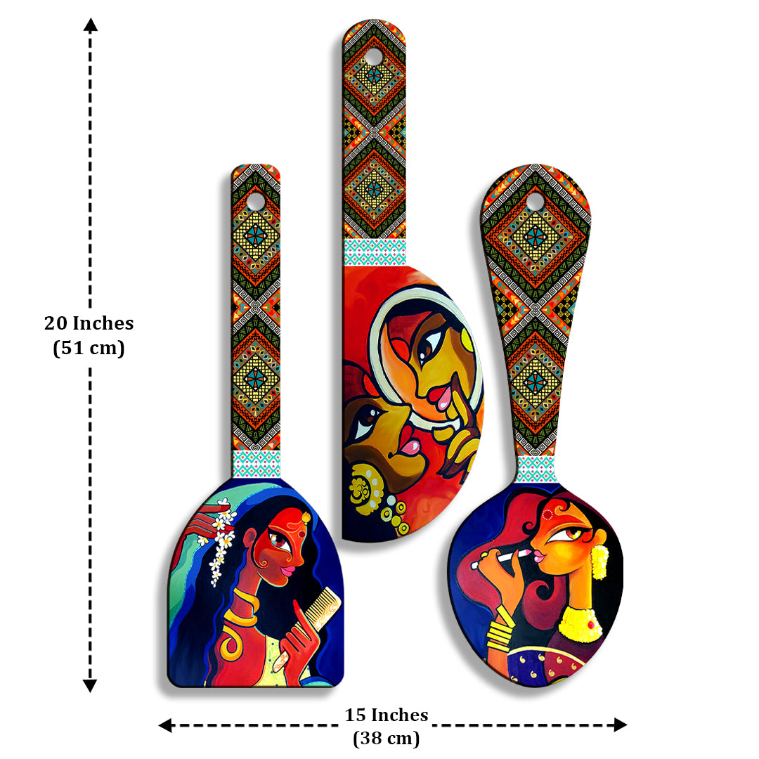 Spoon Shape Wall Hanging