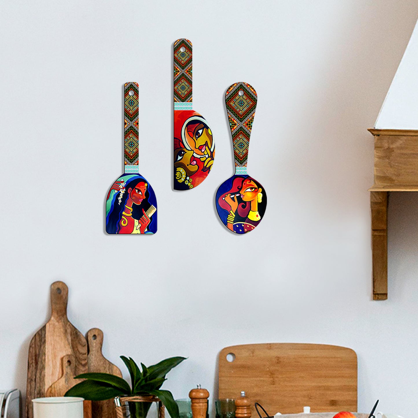 Spoon Shape Wall Hanging