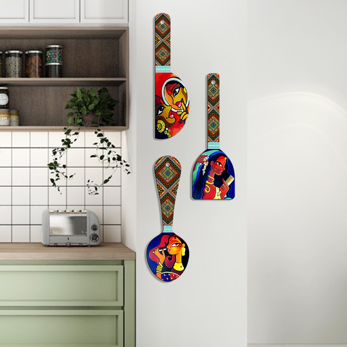 Spoon Shape Wall Hanging