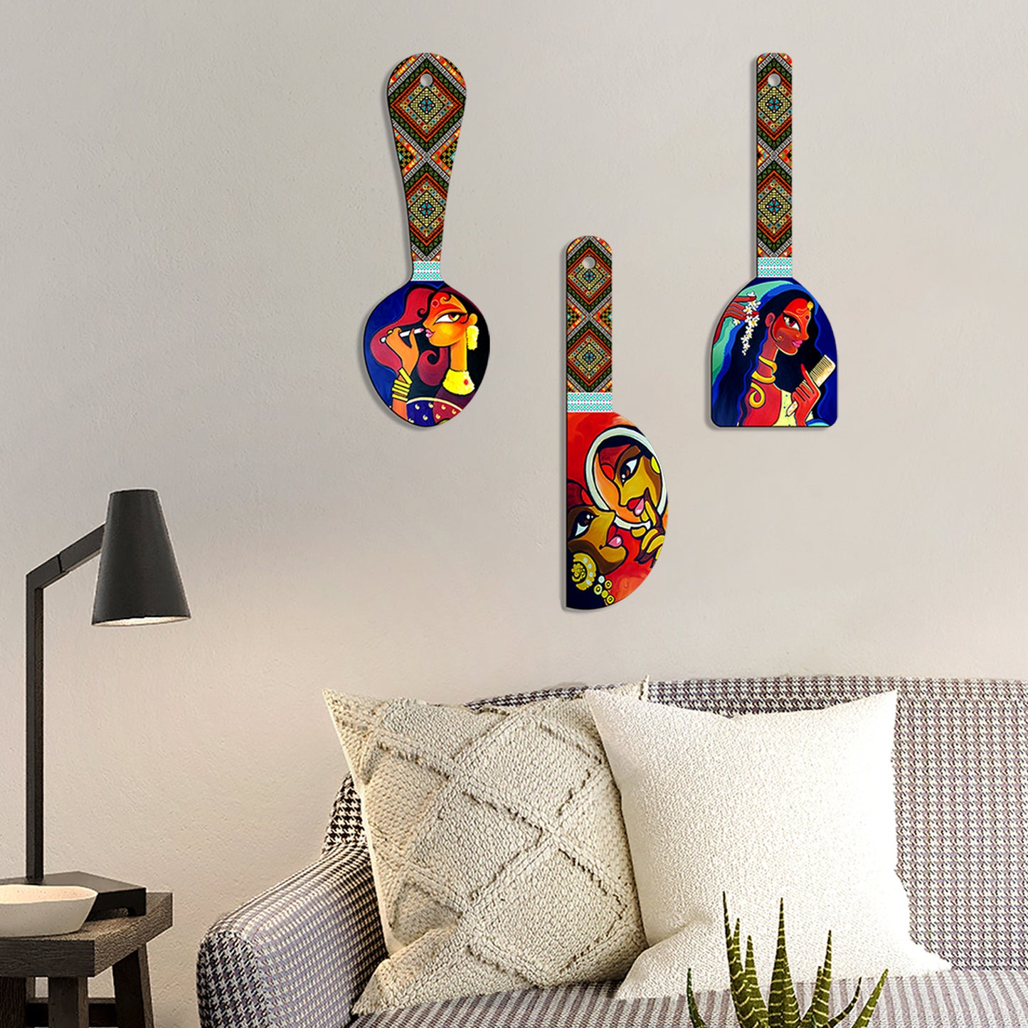 Spoon Shape Wall Hanging