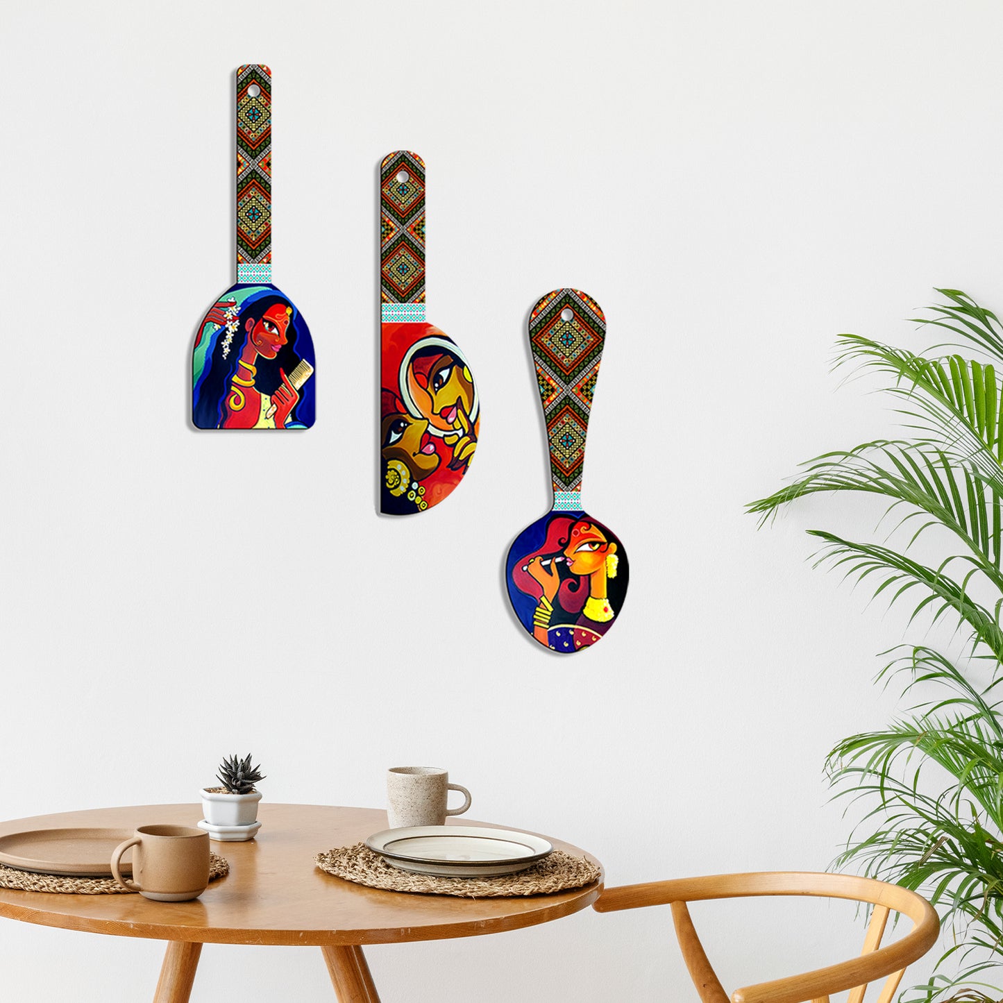 Spoon Shape Wall Hanging