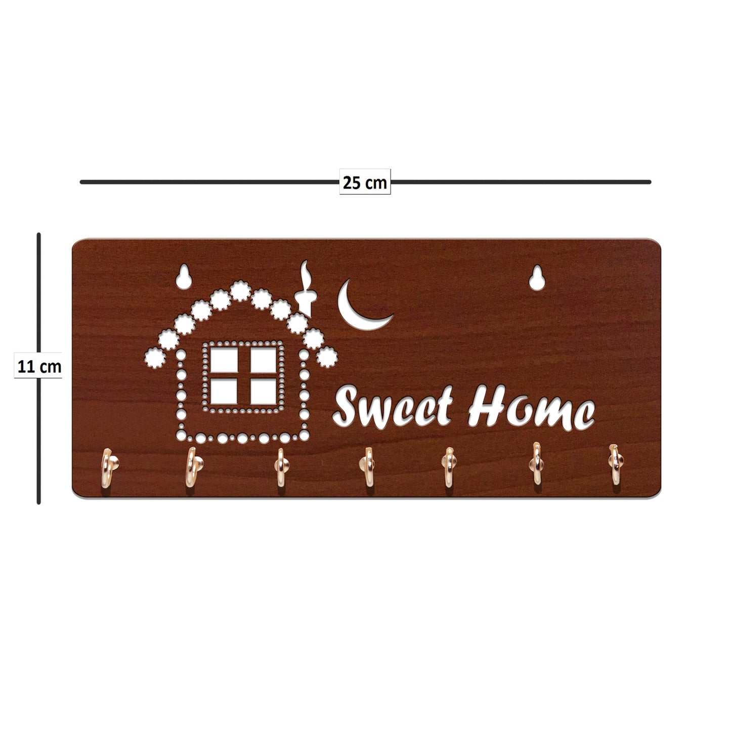 Small Keyholder Brown Colour