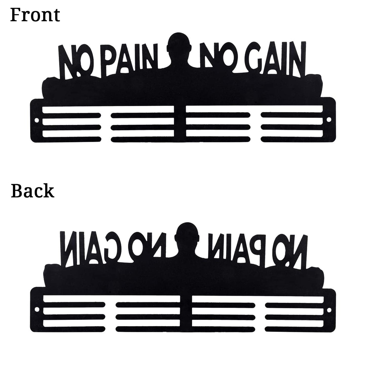 No Pain No Gain Medal Holder