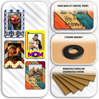 Photo Fridge Magnet Set of 4