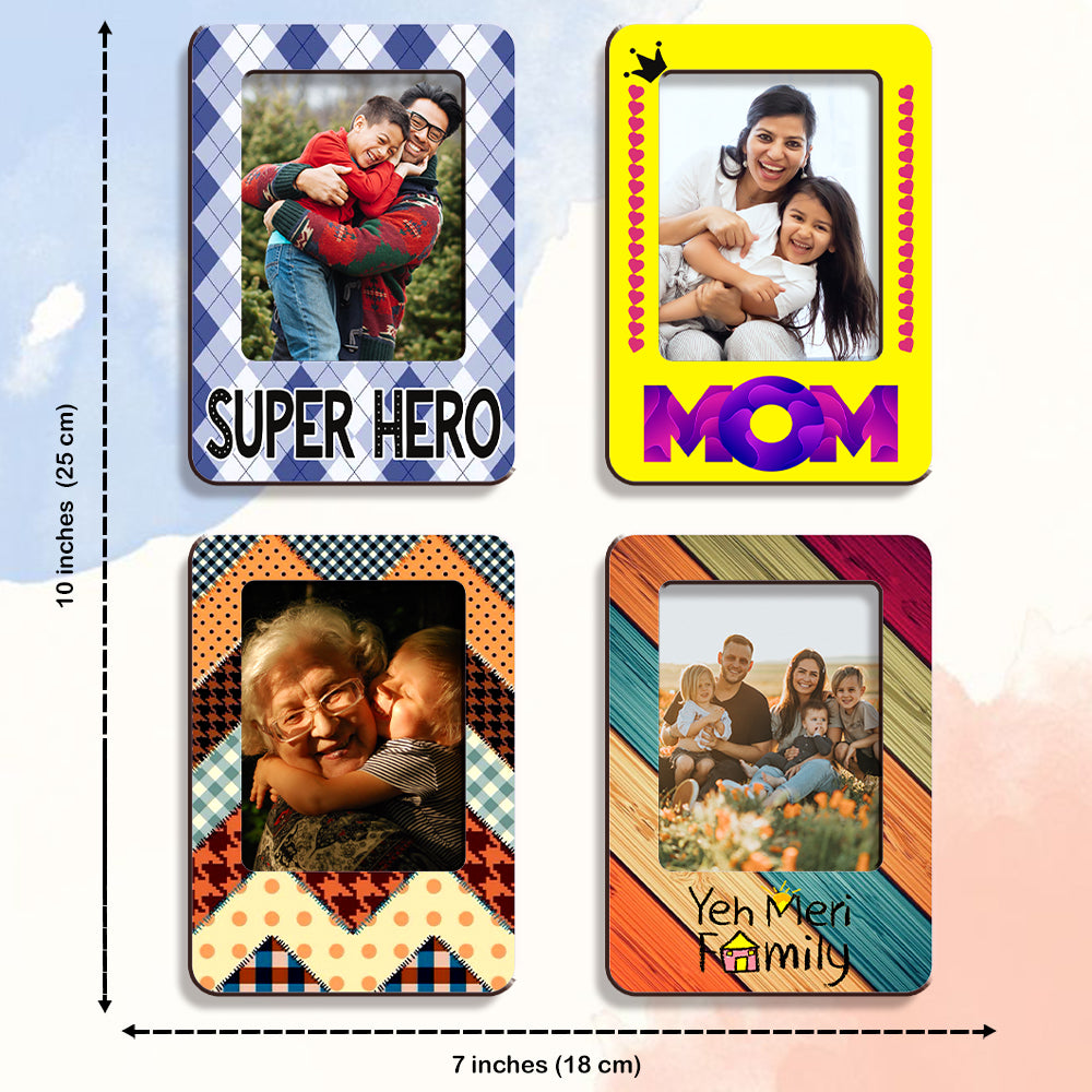 Photo Fridge Magnet Set of 4