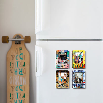 Photo Fridge Magnet Set of 4