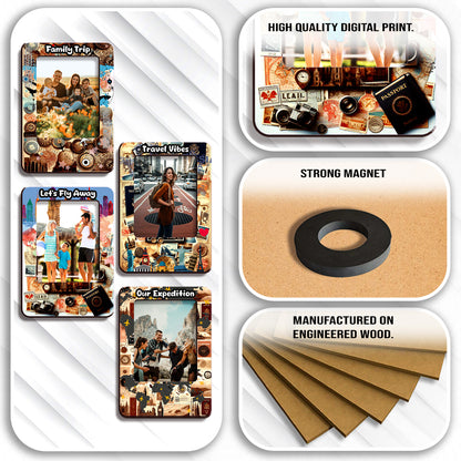 Photo Fridge Magnet Set of 4