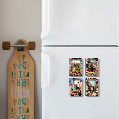 Photo Fridge Magnet Set of 4