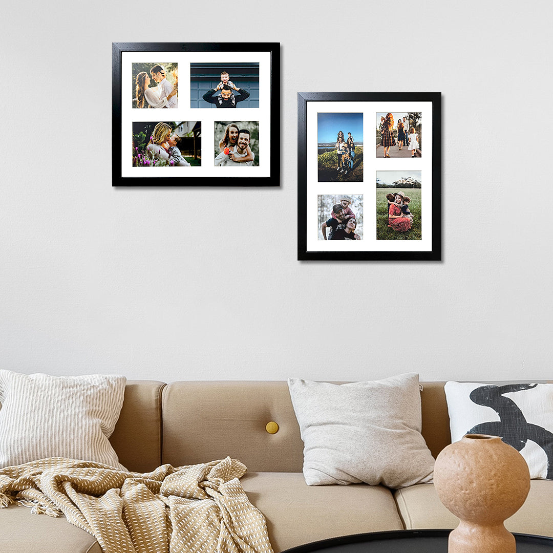 Customized Photo Frame 2 Set of 11x13 Inch Holds Total 8 Photos
