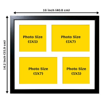 Customized Photo Frame 2 Set of 13x15 Inch Holds Total 8 Photos